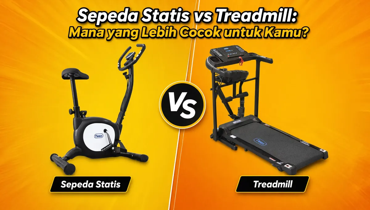 Sepeda Statis vs Treadmill: Mana yang Lebih Cocok untuk Kamu?