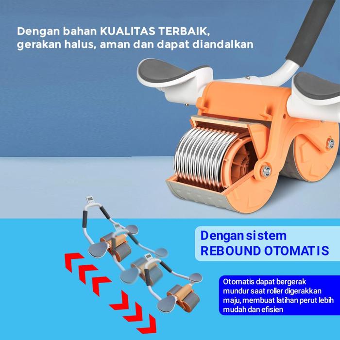 TWEN Ab Wheel 1 Roller Wheels Gambar produk 5