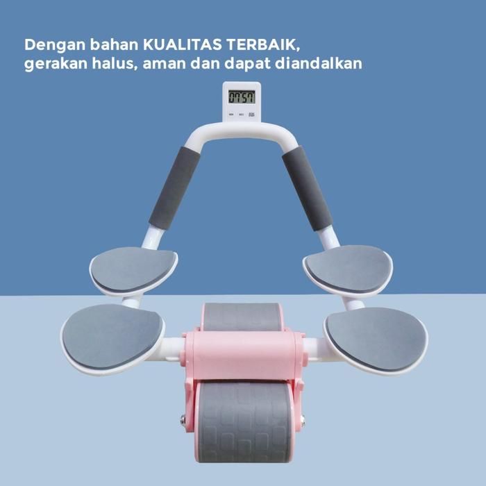 TWEN Ab Wheel 2 Roller Wheels Gambar produk 4