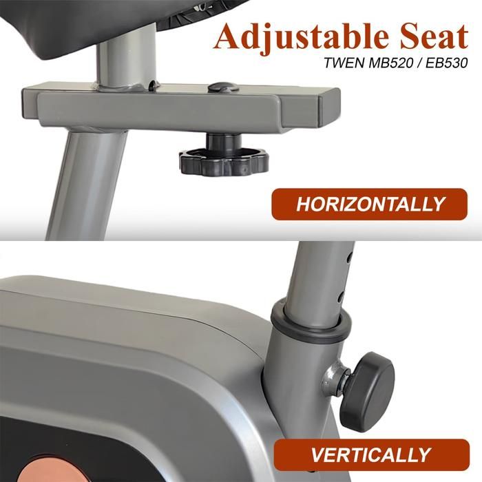 TWEN EB530 Alat Fitness Elliptical Crosstrainer Magnetic Bike - Gambar produk 5