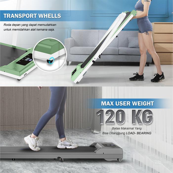 TWEN RP9New Running Pad Treadmill Listrik Portable Multifungsi Gambar produk 6