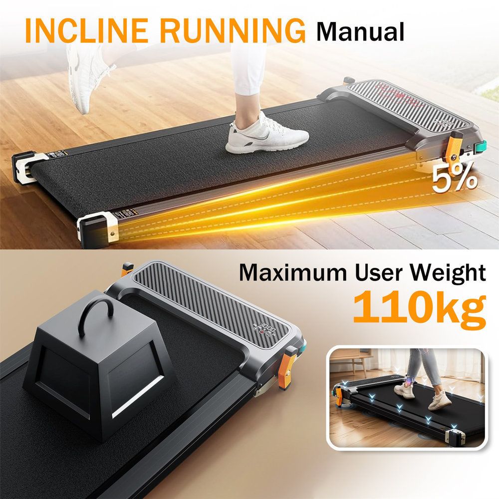 SUPOTSU KUMO Treadmill Listrik Portable Multifungsi Treadmil Gambar produk 9