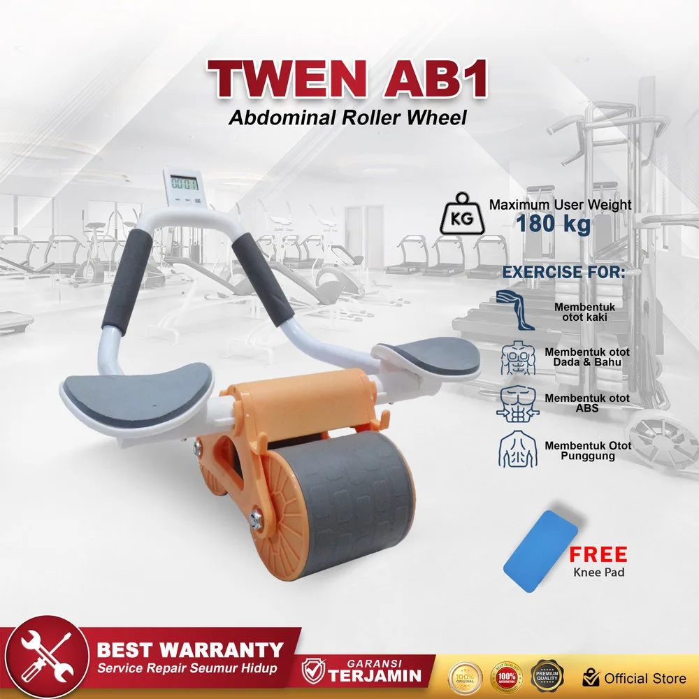 TWEN Ab Wheel 1 Roller Wheels